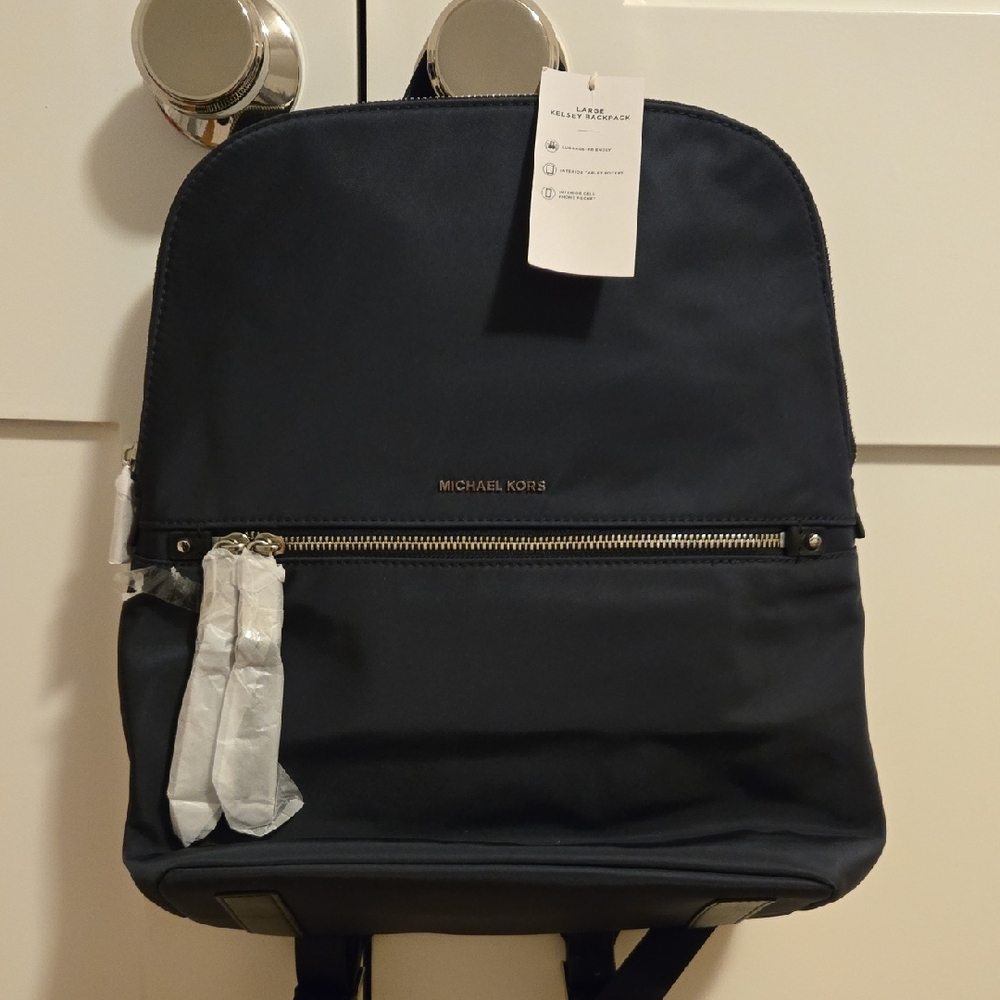 Michael Kors Large Kelsey Backpack Black